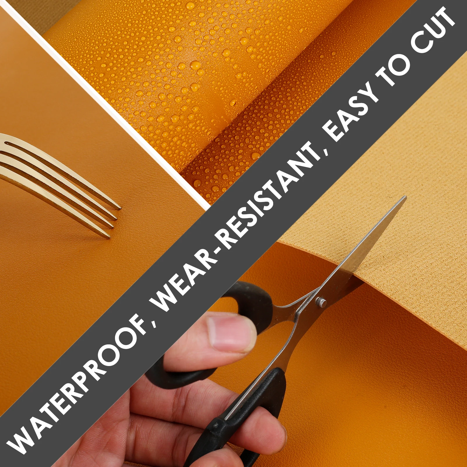 63inch PVC Leather Desk Mat Waterproof Desk Protector Cover Smooth TV Stand Table Mat Home Office Computer Desk Protector Pad