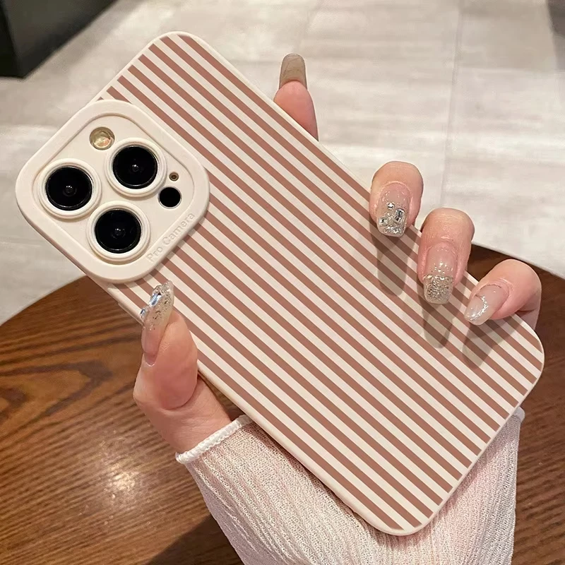 Pink Striped Painted Phone Cas - огляд і ціна Phone Cases Australia