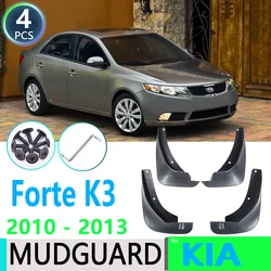 for Kia Forte Cerato K3 TD 2010 2011 2012 2013 （TD)  4 PCS Car Fender Mudguard Mud Flaps Guard Splash Flap Car Accessories