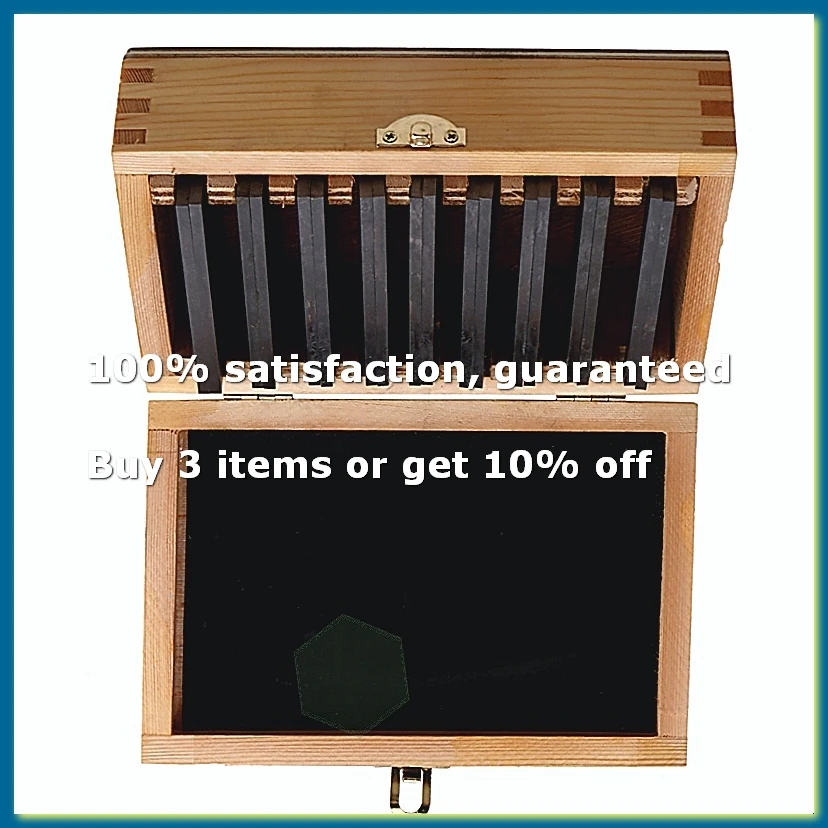 100mm 9 Pairs 18Pcs High-Precision Parallel Pad Gauge Block Set CNC Milling Pads Alloy Steel