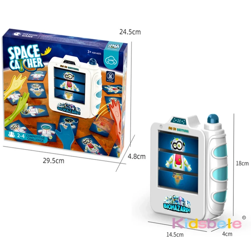 

Интерактивная настольная игра-головоломка Monster Card Toys: Космический ловец с камерой для семейных вечеринок, для 2-4 игроков, детская игра «Охота на необычные руки»