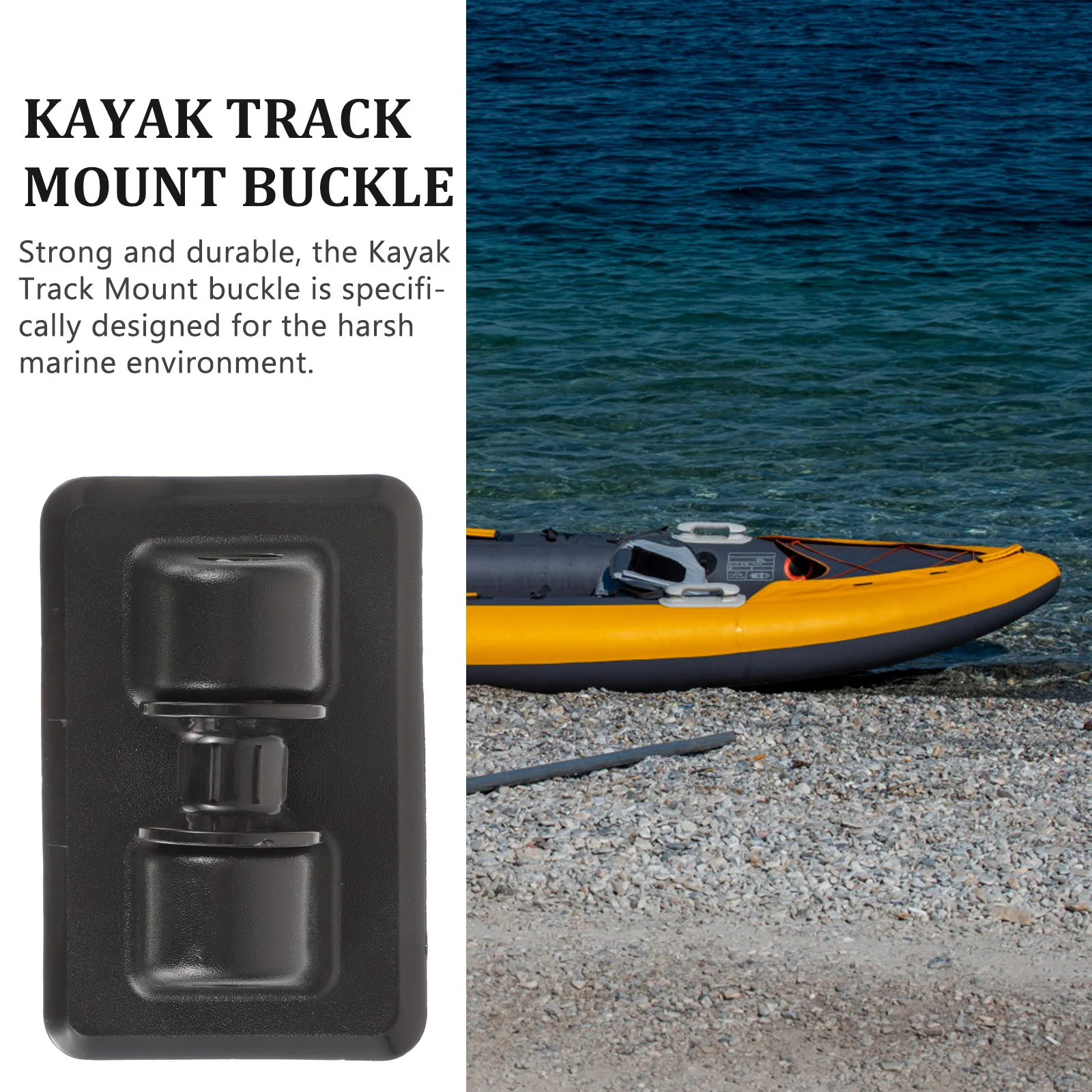

Inflatable Boat Kayak Anchor Mount Clip Strong Track Bracket for Kayak Canoe Raft Marine Boats with Anti-Sink Fixing Support