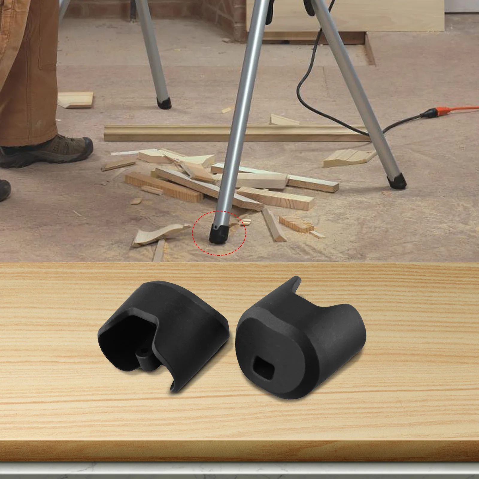 

4pcs N074647 Miter Saw Foot For DWX723 DWX724 For Table Saw Stand Miter Saw Leg Pads Workshop Equipment Power Tools Accessories