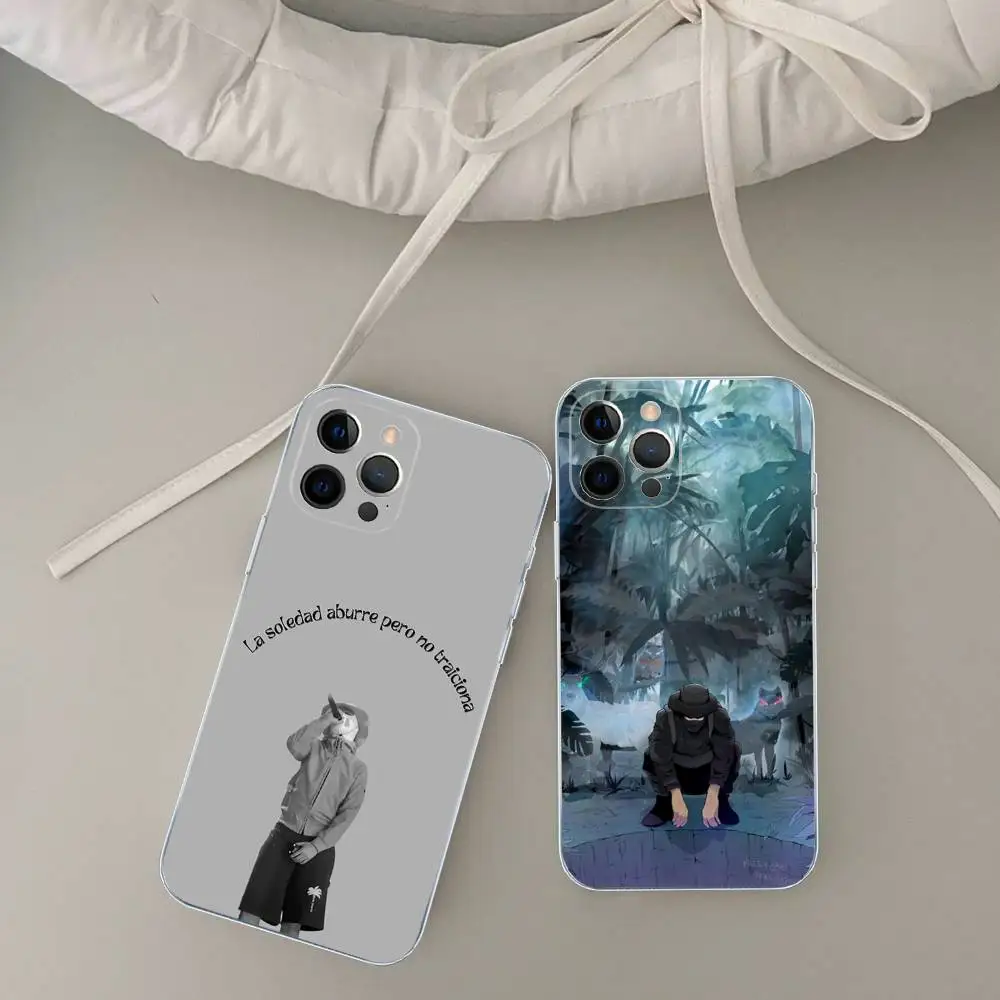 

Rapper B-BENY JR For iPhone 11 12 13 14 15 16 17 Pro Max Plus Air Transparent Clear Shockproof Case