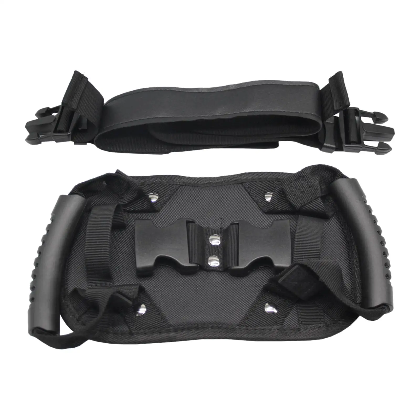 Motorcycle Rear Seat Safety Belt Oxford Cloth Armrest Grip for Children Passenger Scooter ATV Holder