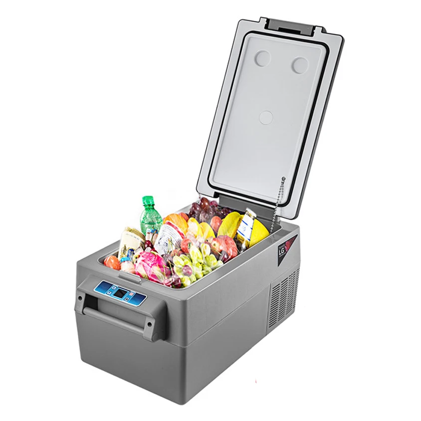 1.23Cuft Compressor Portable Small Refrigerator Mini Cooler Freezer Home And Car Refrigerator Vehicular Fridge