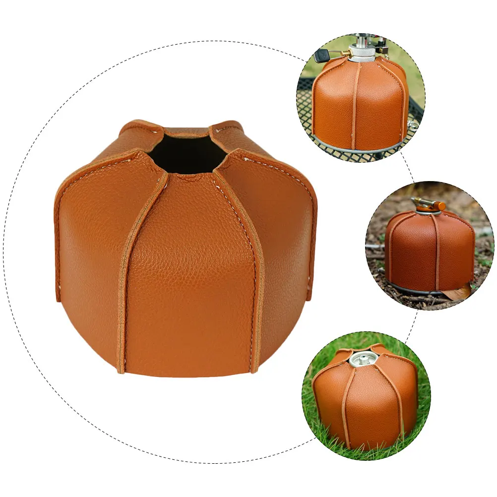 

Gas Tank Protector Fuel Storage Pouch Multifunction Outdoor Cooking Cover Pu Camping Tool