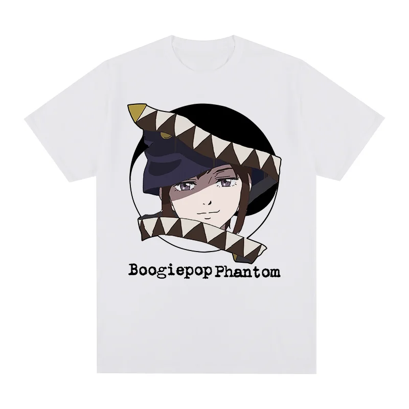 

Boogiepop Phantom винтажная футболка японского аниме хлопковая мужская футболка новая футболка женские топы
