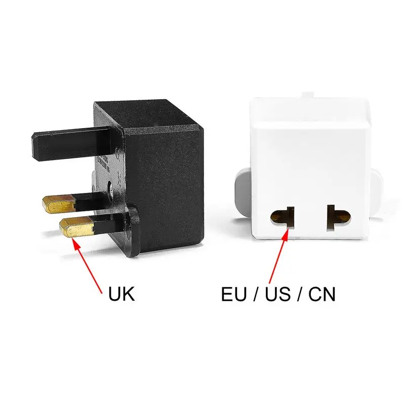 Chiny CN usa do wielkiej brytanii brytyjska wtyczka zasilania gniazdo japonia europejska ue do wielkiej brytanii Adapter podróżny elektryczne