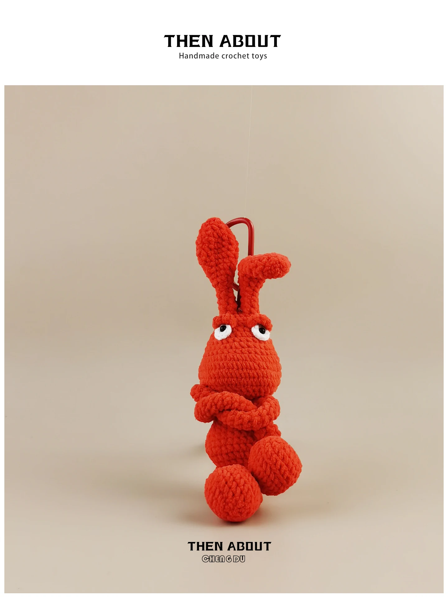 Handmade High-Cold Arrogant Rabbit Doll Bag Charm Backpack School Bag Decorations Luxury Lightweight Unique Gift