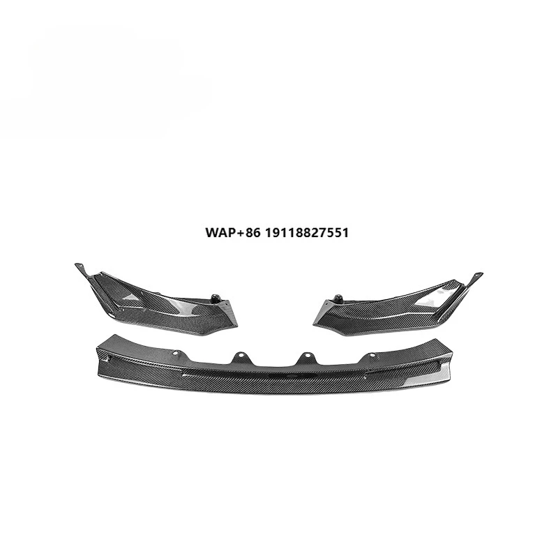 

Front Bumper Chin Lip Spoiler G80 M3 V Style Carbon Fiber for G80 M3 G82 G83 M4 2022 TUV