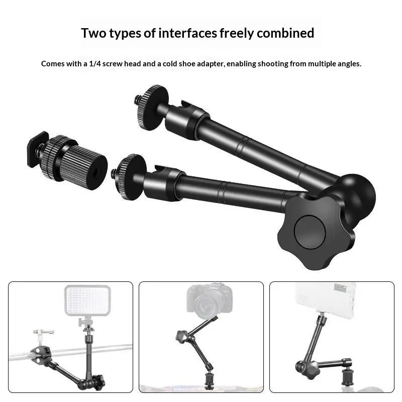 Articulating Magic Arm + Super Clamp For Rig Camera Monitor Camera Accessories
