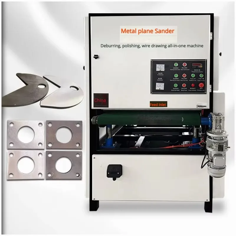 400/600/800/1000 Wide Metal Sheet Belt Sander For Surface SS Aluminum Copper Oxide Skin Deburring Metal Polishing Machine