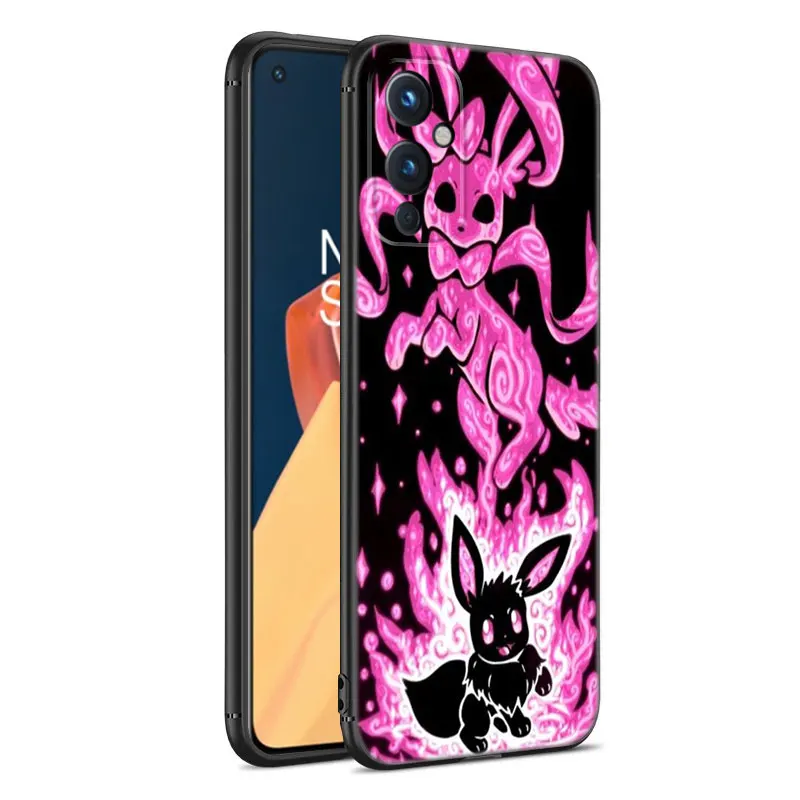 Cool P-Pokemon P-Pikachu custodia per telefono nera per OnePlus 9R 10R 11R 12R ACE 2 Pro 2V 3V Nord CE 2 3 Lite 4 N10 N20 N30 SE 5G