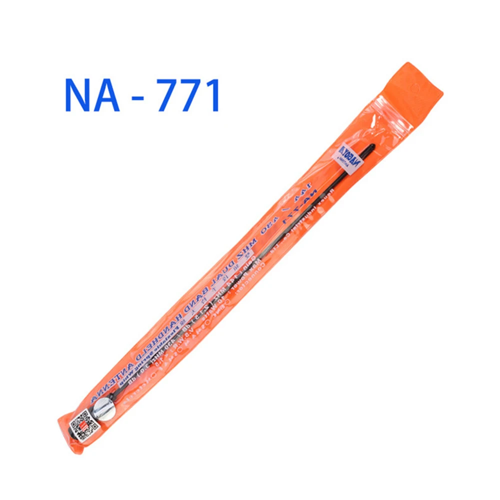 NA-771 Dual Band กำไรสูง SMA หญิงเสาอากาศสำหรับ B aofeng UV5R UV5RA สองทางวิทยุที่มีความยืดหยุ่นแส้มือถือเสาอากาศ144/430เมกะเฮิร์ตซ์