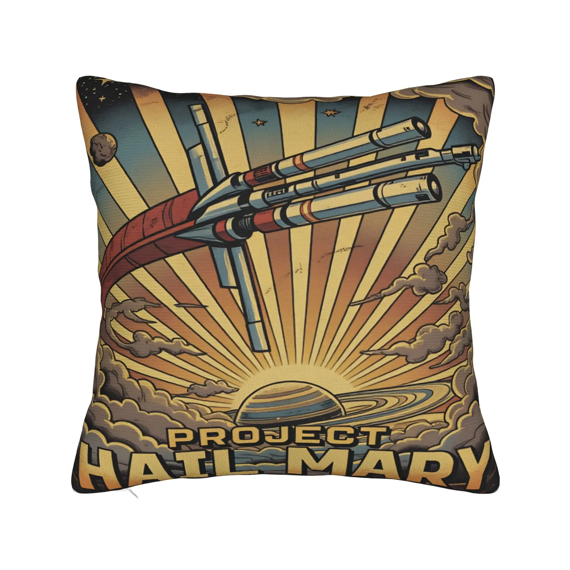 Pillow Case Project Hail Mary Soft  Pillow Cover For Sofa Couch Bed Living Room Fashion Pillowcases