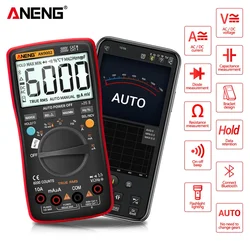 ANENG AN9002 Bluetooth Digital Multimeter 6000 Counts Professional MultimetroTrue RMS AC/DC Current Voltage Tester Auto-Range