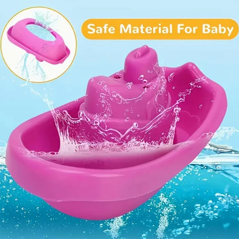 "Set di tazze galleggianti dai colori vivaci da 6 pezzi, giocattolo da bagnetto per bambini, barca impilabile, regalo per l'apprendimento precoce
