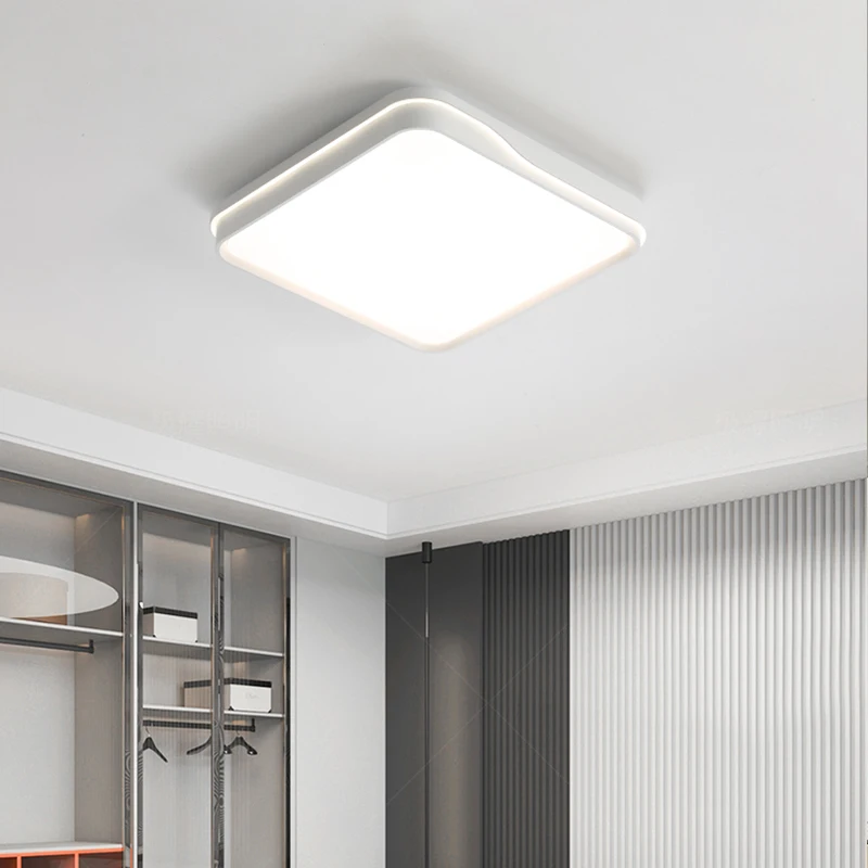 Imagem -04 - Modern Led White Eye Protection Ceiling Light Lustre Lamp Quarto Jantar Estudo Corredor Eletrodomésticos