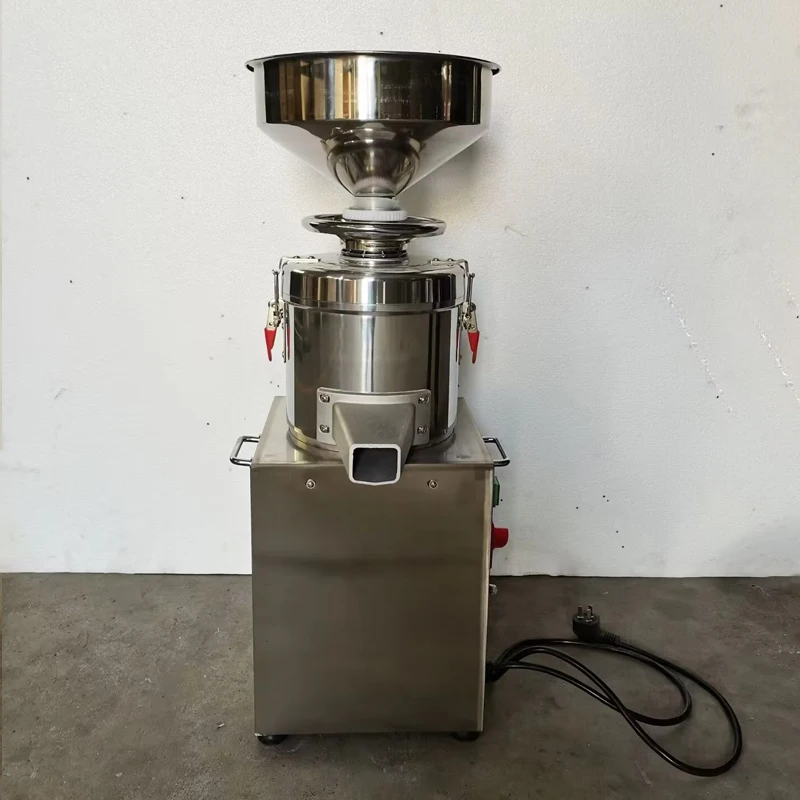 Pequeña máquina rectificadora de procesamiento de mantequilla de maní y nuez de sésamo Mini máquina de salsa de sésamo