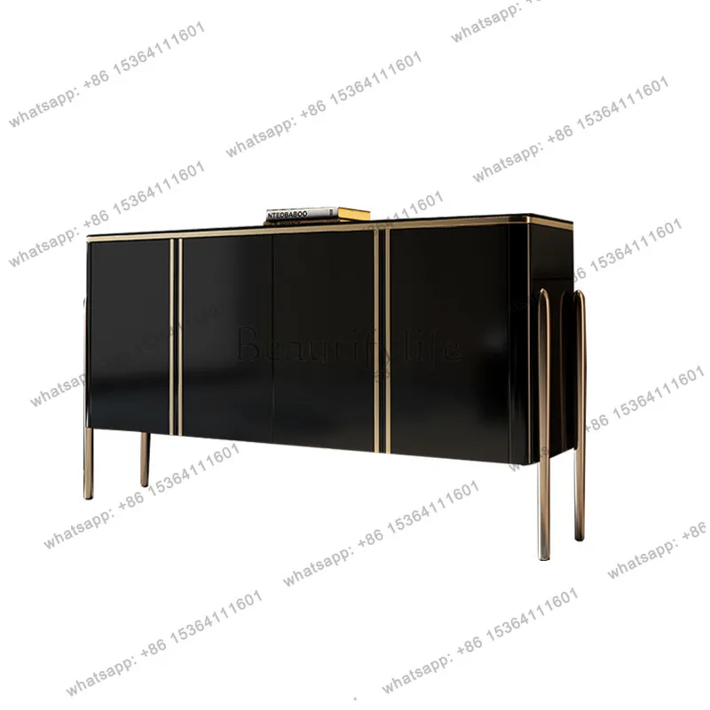 PJ light luxury dining side cabinet modern entrance entrance household shoe cabinet