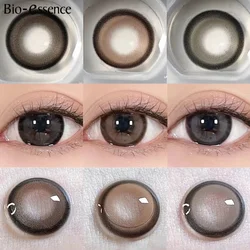 Bio-essence 1 Pair Big Eye Korean Lenses Colored Contact Lenses with Degree Myopia Lenses Green Lenses Black Lenses Prescription