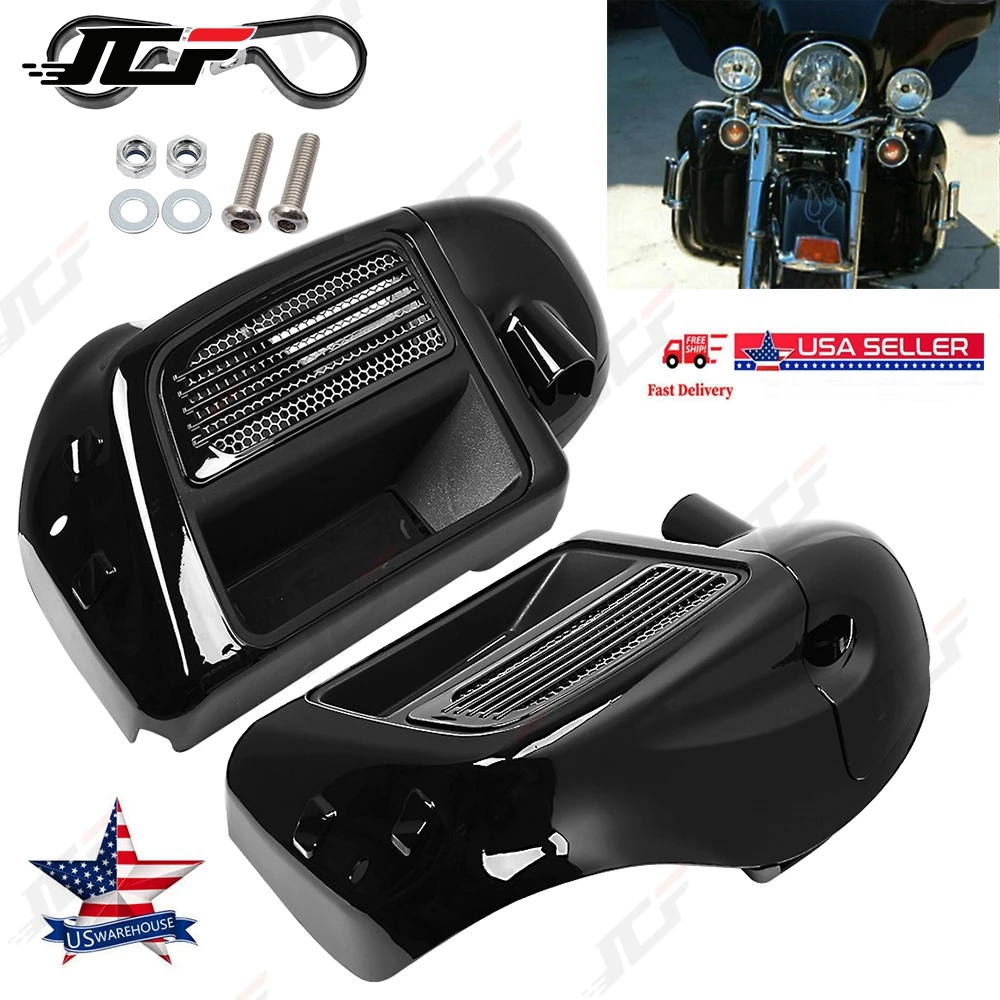 Motorcycle LED Fairing Lower Grills Light For Harley Touring Street Electra Glide Tri Glide FLHTKSE CVO Limited FLHTCU