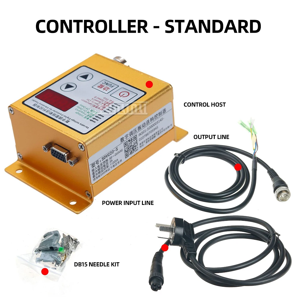 Contrôleur de vitesse de vibration de régulation de tension numérique CUH SDVC20-S - Contrôle de précision pour les systèmes oscillatoires
