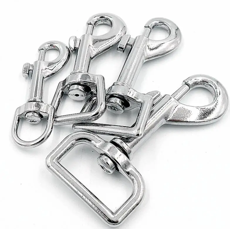 

1000Pcs/Lot DIY Silver Dog Leash Metal Clasps Dog Clasp Metal Hook Hardware Dog clip Hook buckle ni105