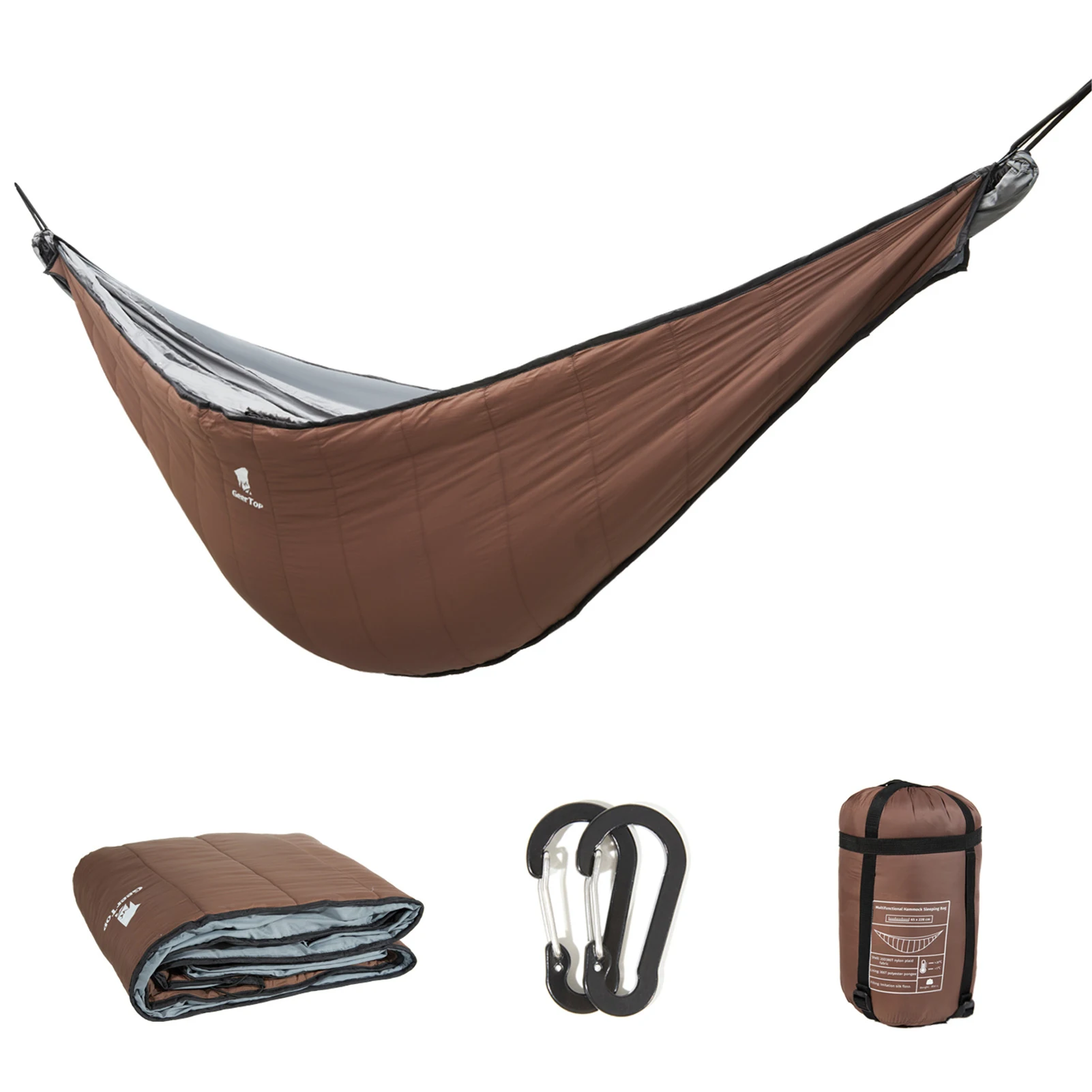 Portable Camping Hammock Underquilt Winter Cold Weather Warm Under Quilt for Outdoor Camping Hiking