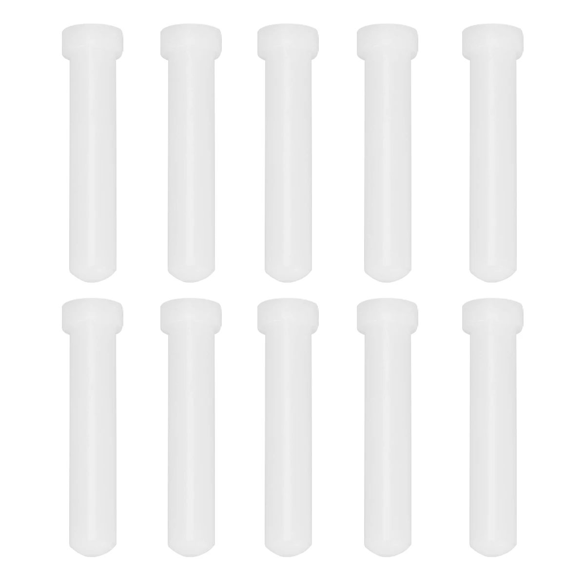 

20pcs Plastic T Mold Accessories Strong Floating Pin Plastic Steel T Pin Repair Replacement Pins Tool Parts White