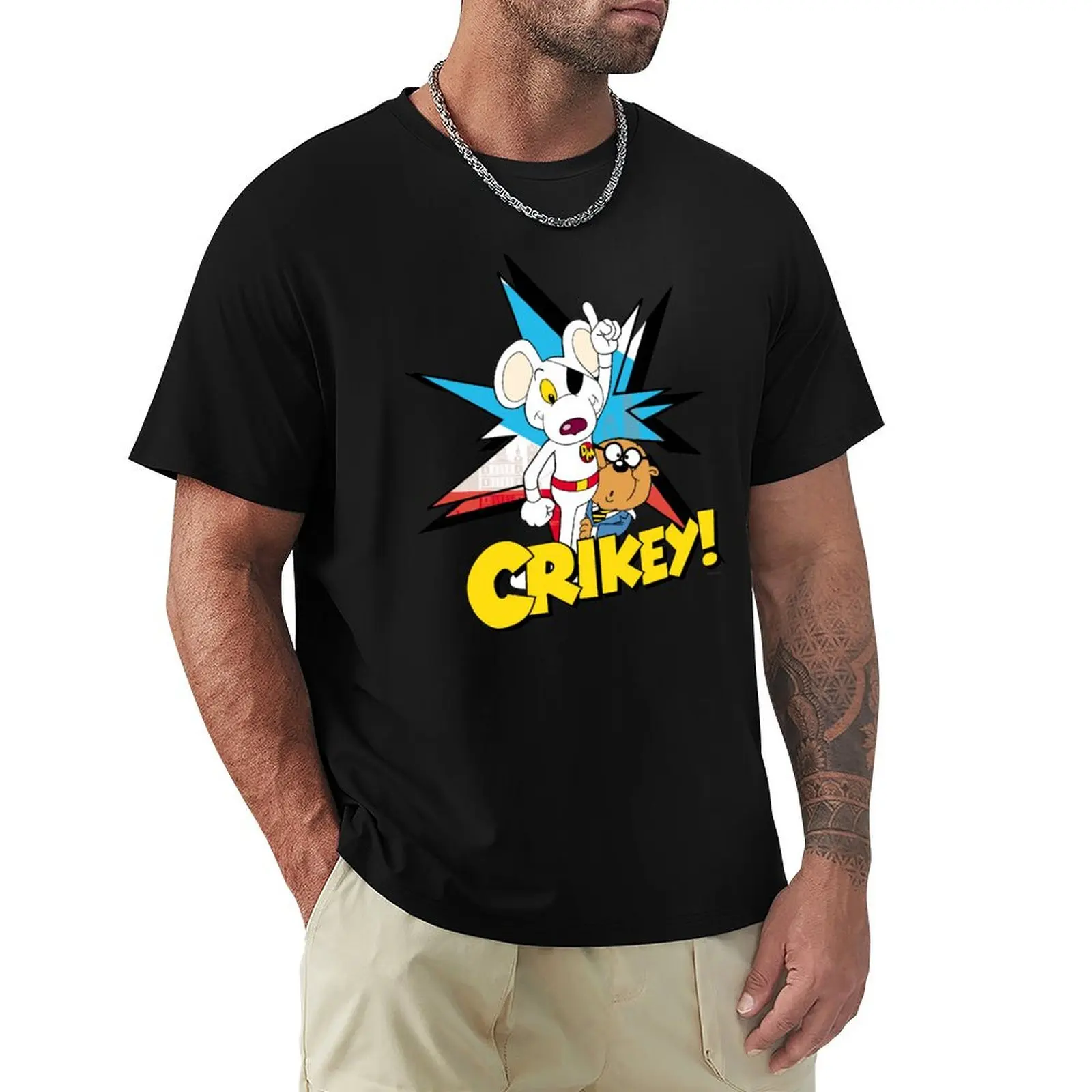 

DM Crikey! T-Shirt cute tops man t shirt graphic shirts custom t-shirts t shirts for men graphic