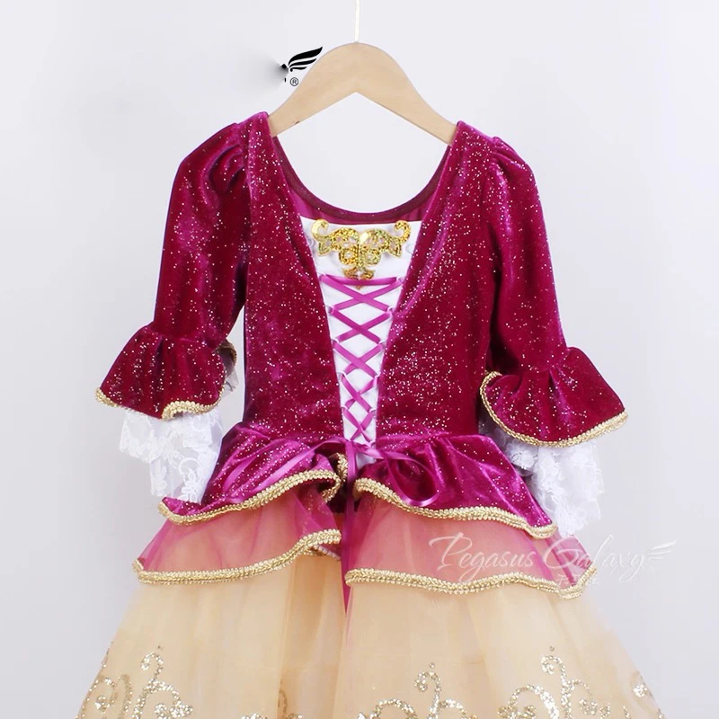 الباليه تنورة رقص الخريف/الشتاء الوافدين الجدد أداء الباليه سوان توتو الرقص ارتداء الأطفال الباليه المنافسة تنورة رقص