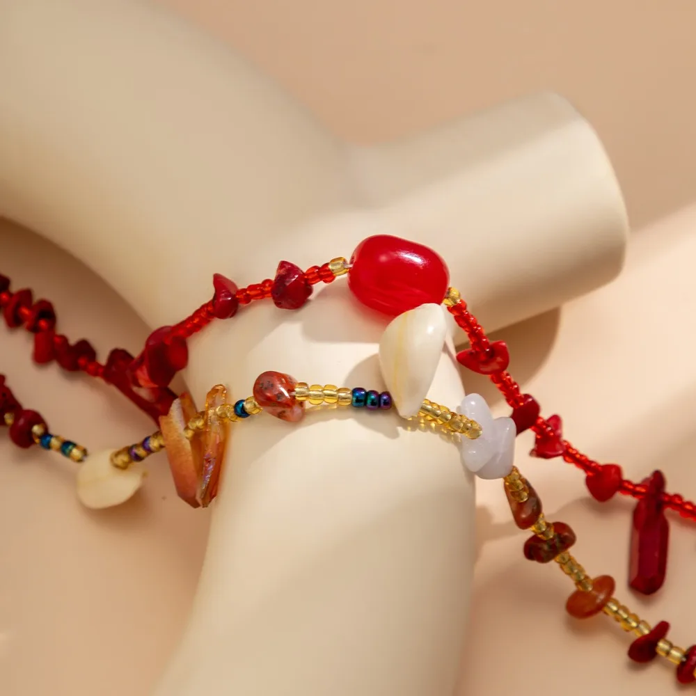 女性用クリスタルビーズアンクレット,エレガント,チャーム,バレリーナ,ビーチジュエリー,セクシー,チェーン,リンク