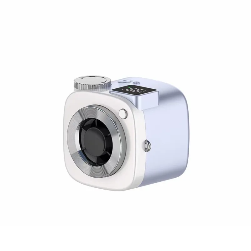 1 Pcs Camera Outdoor Strong Wind Portable Compact Creative Fan USB Charging Digital Display Handheld Fan Tool