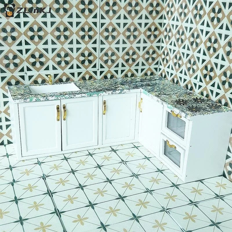 ▶ Modèle de sol carré Miniature en bois de 9cm, 1 pièce, pour maison de poupée à l'échelle 1:12, salle de bains, salon, décoration, jouet, accessoire pour maison de poupée