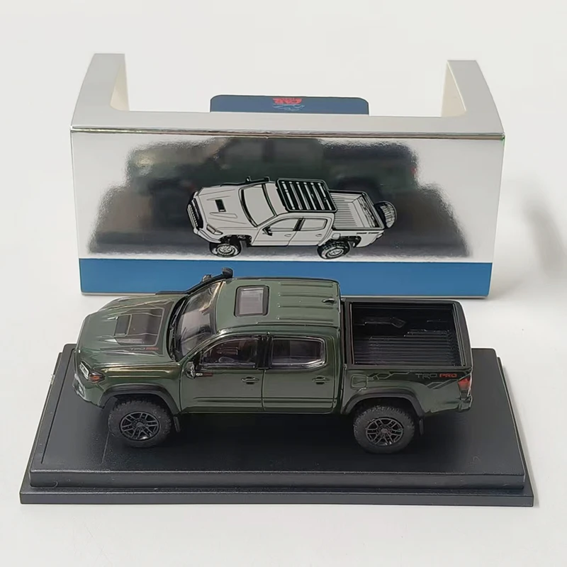 Diecast in scala 1:64 Tacoma Pickup Truck Lega di simulazione Modello di auto Collezione Decorazione Regalo di festa Giocattolo Display statico