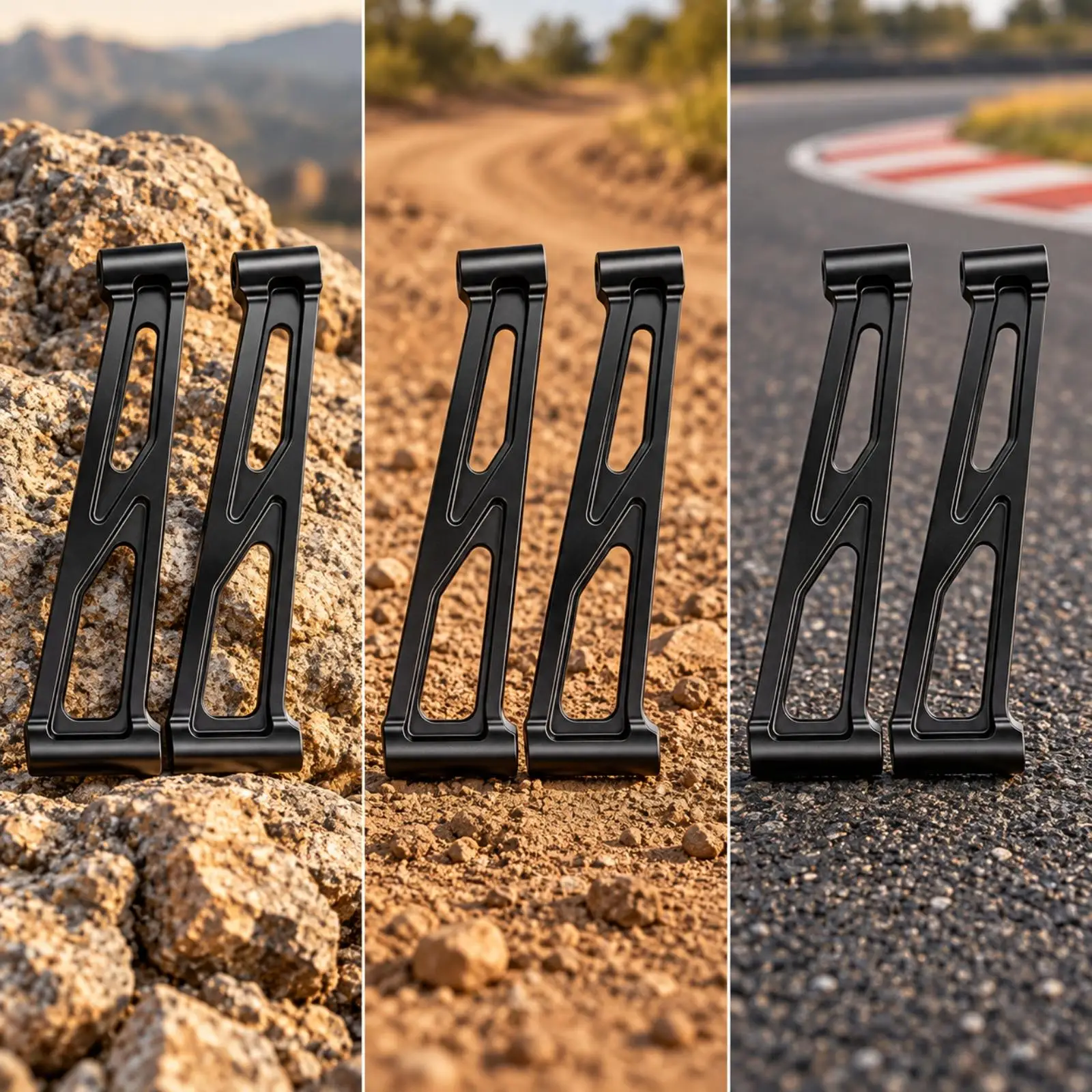 Durable Metal Rear Upper Hanging Arm for 1 8 RC Car Sandblasted Anodized Lightweight Suspension Upgrade Part