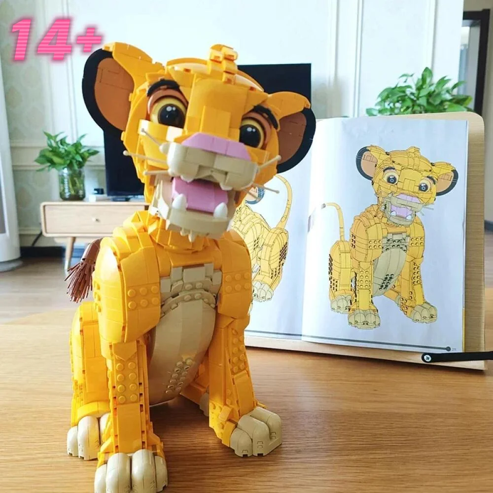 

Новый конструктор «Лев» 2026 года, 43247, 1445 деталей, для детей, подарки на Хэллоуин, Рождество, День рождения