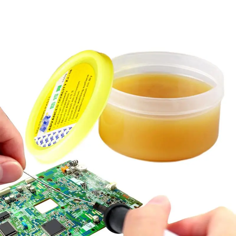 

Iron Box Soldering Flux Paste Welding Safe Ingredients Soldering Tool For High Precision Circuit Board Repair Tools 10/50/150g