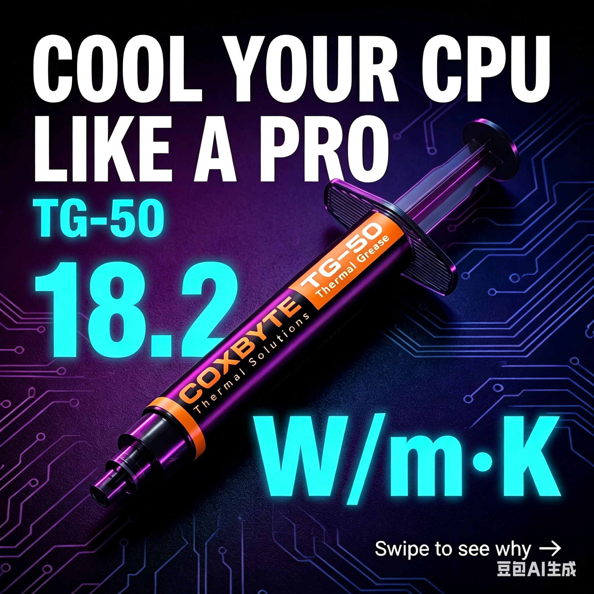 18.2W/mK Coxbyte TG-50 Thermal Putty Conductive Silicone Grease Phase Change Thermal Paste Material For CPU GPU Laptops