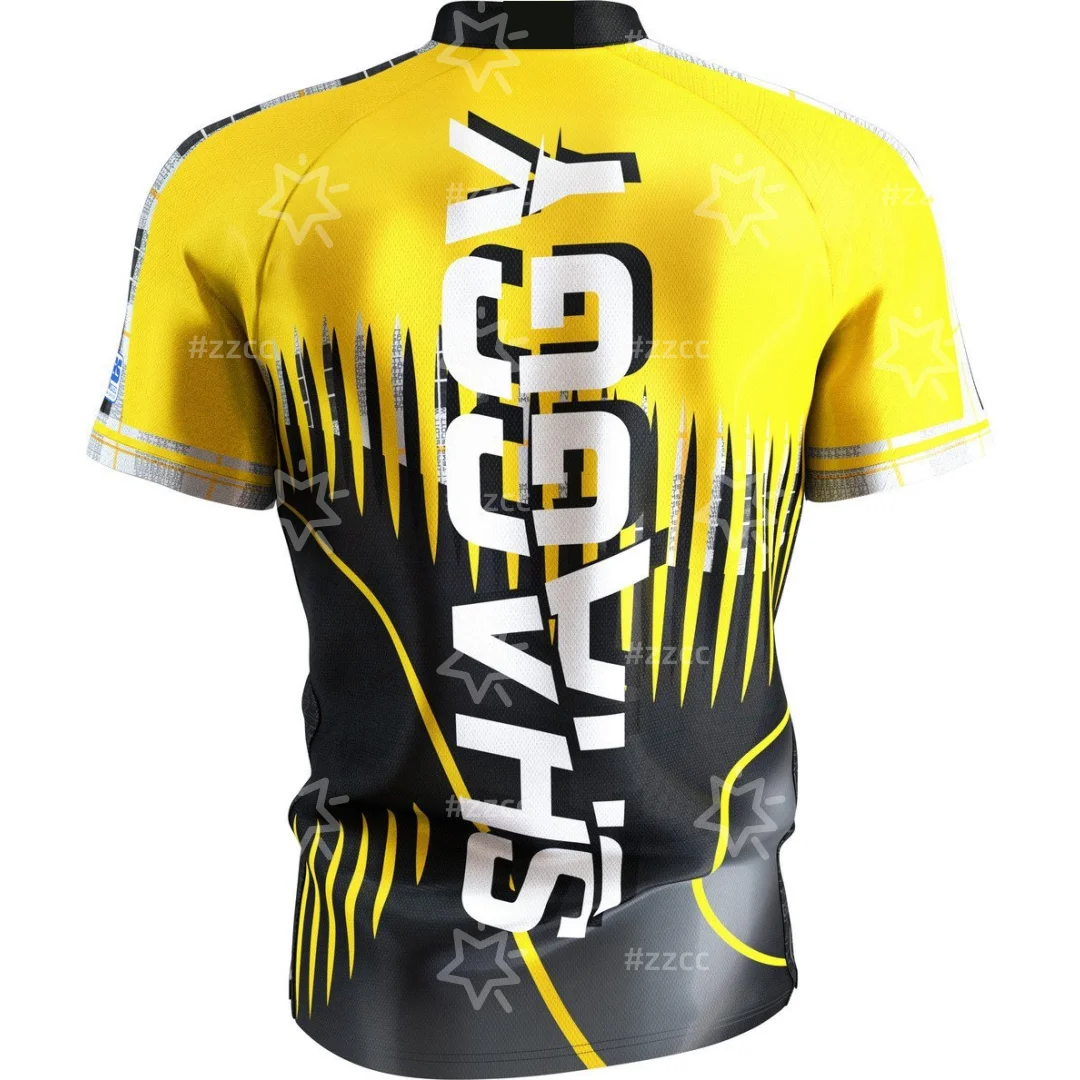 Scott Williams Collarless 2025 – Dartshirt Offizielles Dart-Poloshirt, schnell trocknendes Sport-T-Shirt für Herren, Kinderbekleidung, T-Shirt