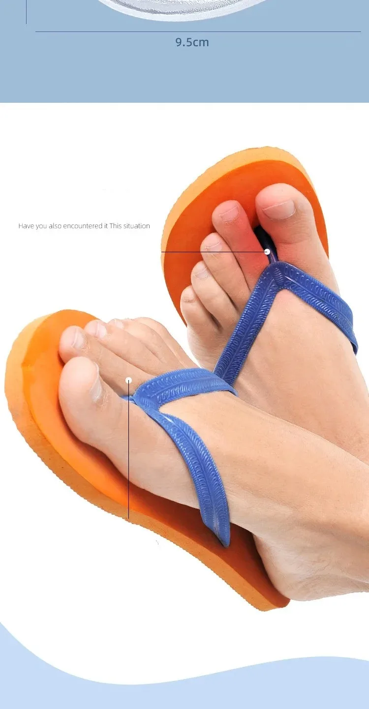 Silikon-Slipper-Sandalen-Vorfußpolster, Flip-Flop-Polster, Clip-Fußpolster, GEL-Schuheinlagen, Fußpflege-Massagepartikel, rutschfeste Kissen – Detail 3