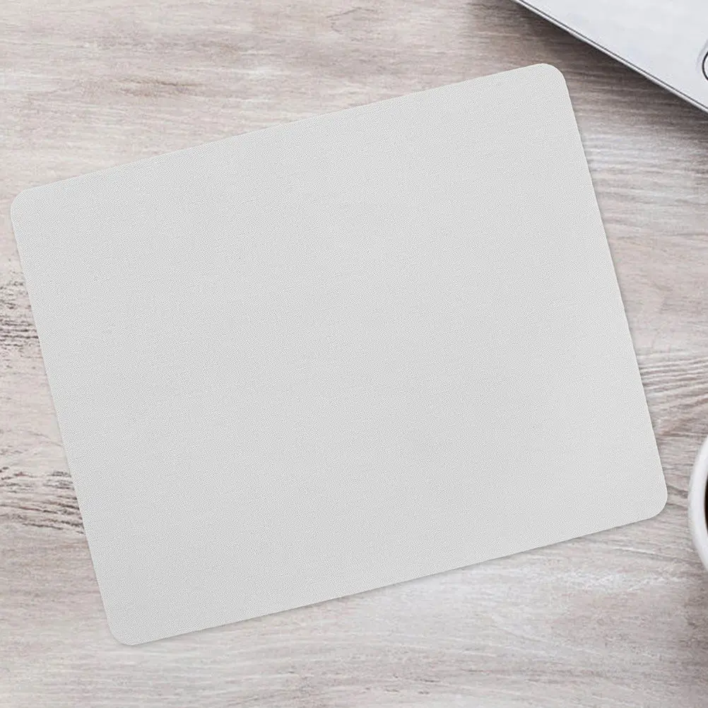 10Pcs Blank Mouse Pads for Sublimation Printing Large Size Cloth Surface with Non-Skid Rubber Bottom Modern Desk Mat Office