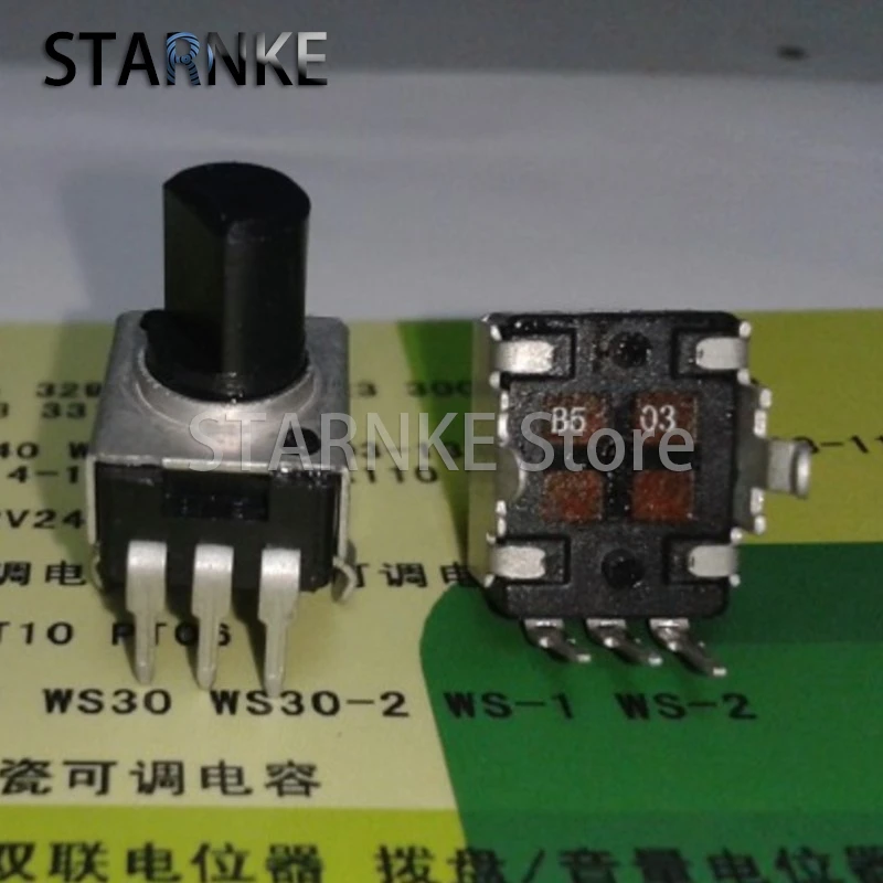 10PCS RV09 Type Vertical Single Adjustable Resistance B50K B503 R0902N 0932 Sealed Potentiometer 3 Pin Half Shaft Length 8MM