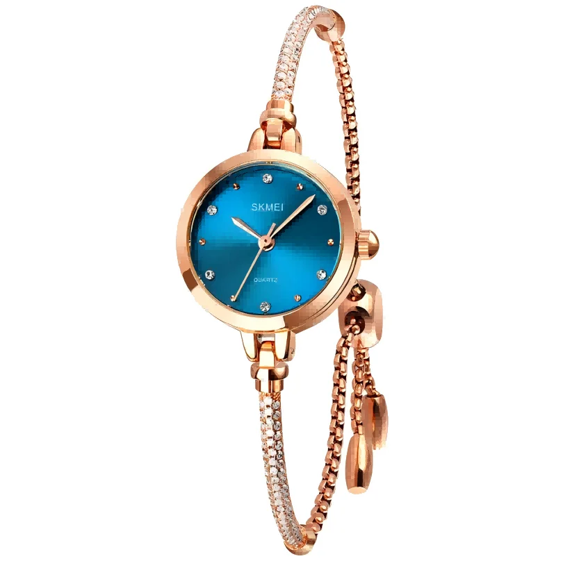 2024 Luxury Elegant Watch For Woman Bracelet style Waterproof Rose Gold Ladies Quartz Wristwatch Casual Women's Watches New