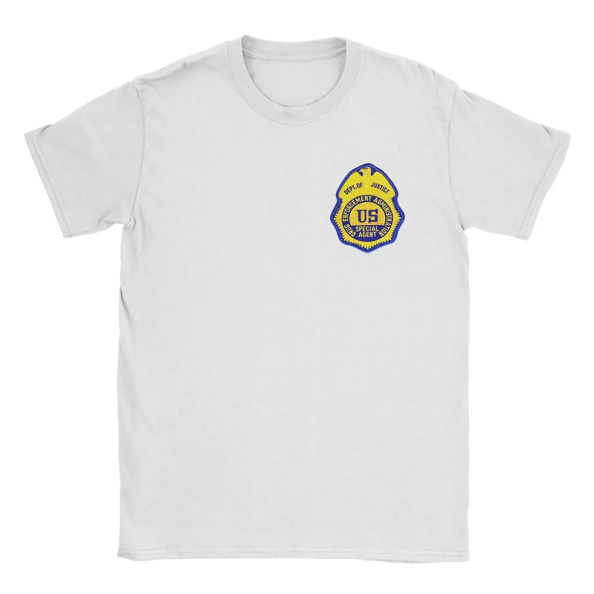 Men's T-Shirt DEA US Federal Interdiction Agency  Novelty Cotton Tees Short Sleeve  T Shirt Round Neck Tops New Arrival