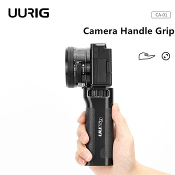 UURig 카메라 폰 그립, 스마트폰 핸들 스태빌라이저, 1/4 인치 나사 핸드 그립, 고프로 액션 캠 캐논 니콘 소니 카메라용