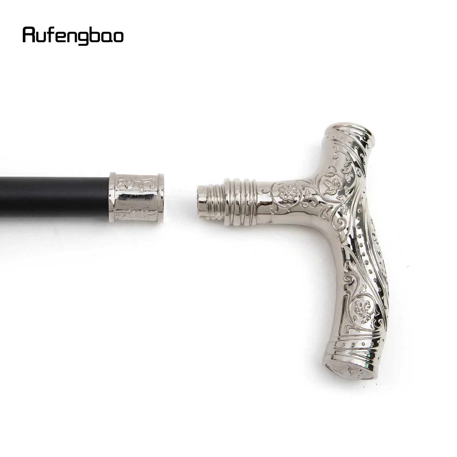 Bastón para caminar de una sola articulación con cabeza de oso rugiente blanco, bastón decorativo para fiesta de cosplay, bastón de moda para Halloween, 93cm