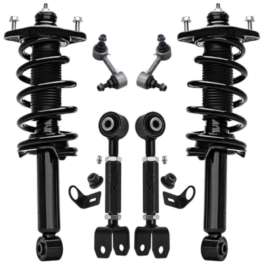 

Комплект задней подвески FWD, 6 шт., для 1216 Honda CRV с 2 верхними рычагами, 2 стойки и винтовой пружиной, 2 стержнями, замена быстрого I